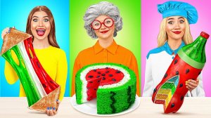Кулинарный Челлендж# Я против Бабушки # Вкусные Рецепты от Jelly DO Challenge