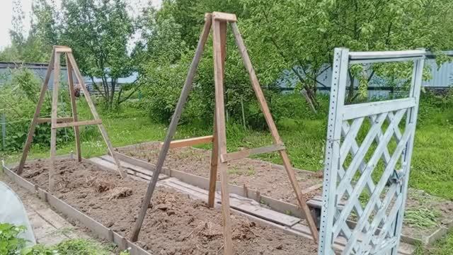 МК ПОДПОРКИ для огурцов 🥒 Быстро и незатейливо