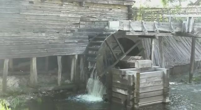 Эта мельница на воде уникальна - единственная действующая в Курской губернии