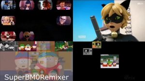 South Park VS Miraculous Sparta Remixes Quadparison