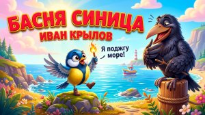 Синица 🐦 Басня Ивана Крылова | Слушать аудиосказки для детей | Поучительные сказки онлайн