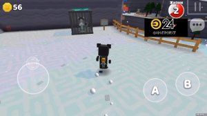 Спасаю двух медведей в снежной долине в игре Super Bear Adventure (перезалив)