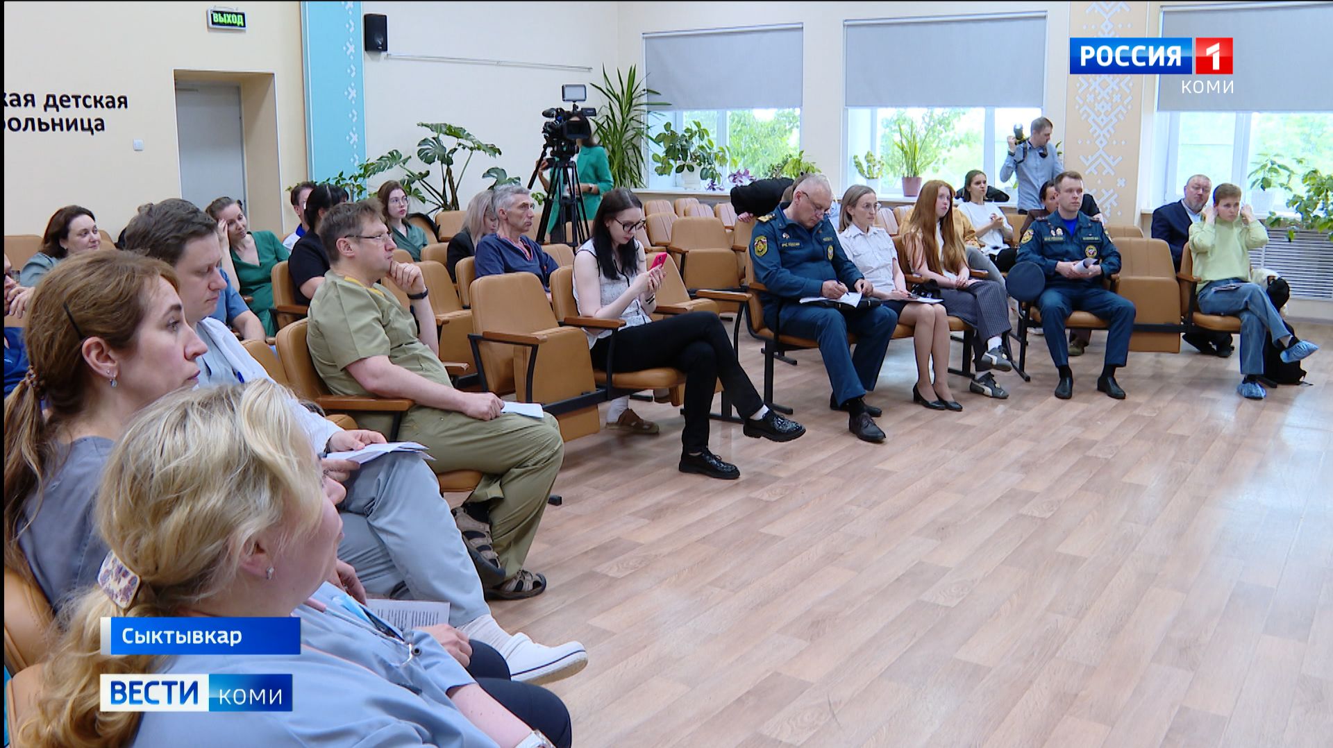 В Республиканской детской клинической больнице прошла пресс-конференция по безопасности детей Коми