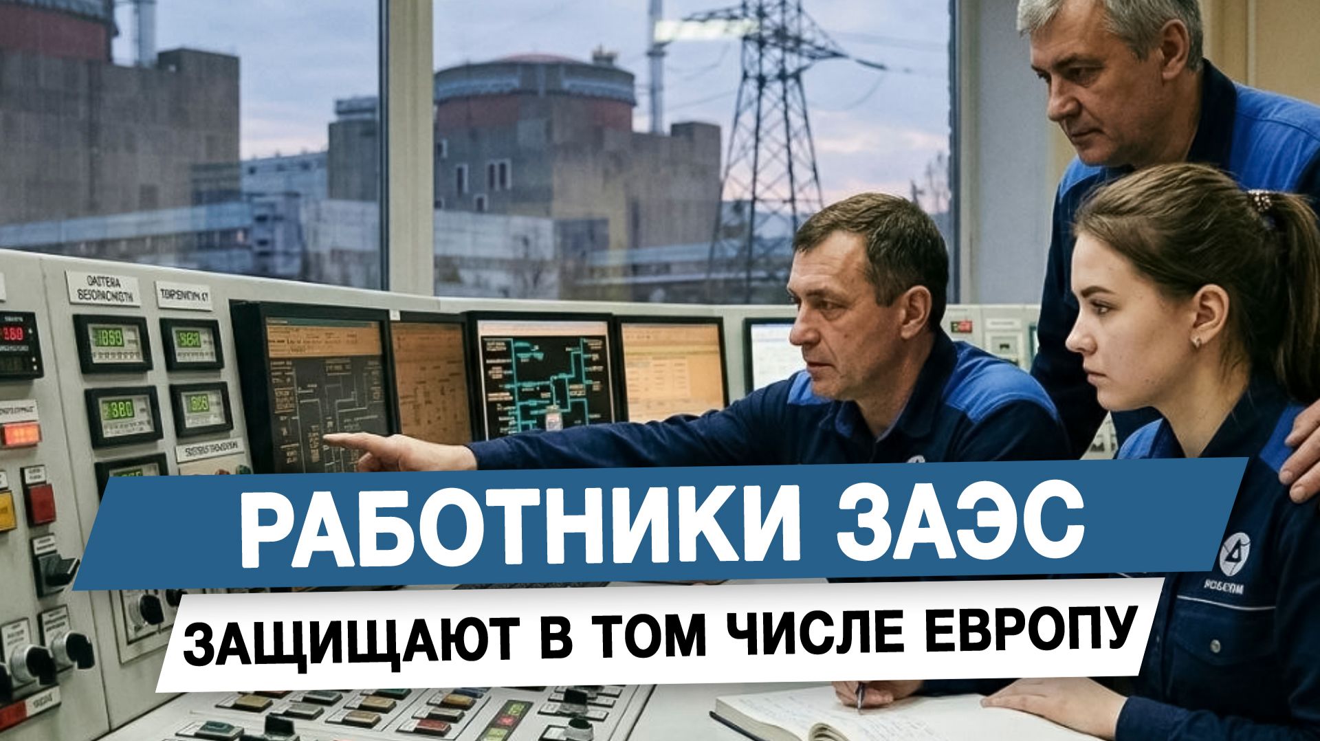 Работники ЗАЭС защищают в том числе Европу