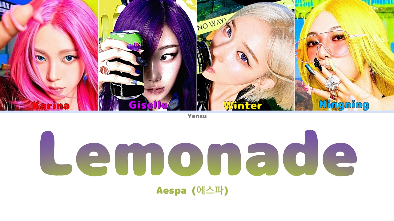 Aespa "Lemonade" кириллизация смотреть онлайн