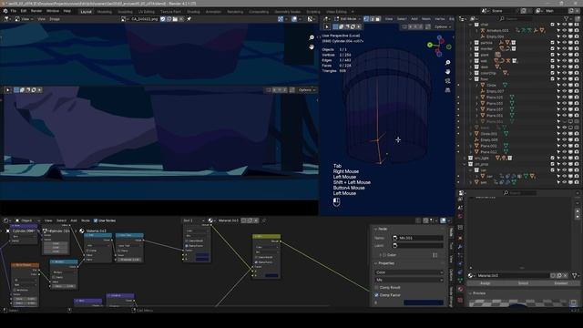 Coloso - A to Z of NPR Animation in Blender 43-5. Background Objects Effects Practice - 7 смотреть онлайн