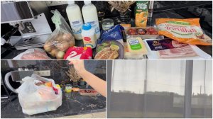 Влог, покупка продуктов, что на огороде взошло