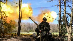 Российская артиллерия уничтожила блиндажи боевиков ВСУ по Харьковом. Лучшее видео из зоны СВО