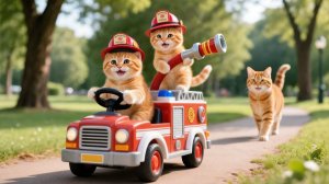 Мама-кошка подстригает шерсть на ферме и делает тигровую шапку для котят дома🐾🎩🐯