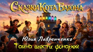 СКАЗКИ КОТА БАЮНА. Юлия Лавренченко «Тайна шести фонарей» #сказки #детям #сказкинаночь