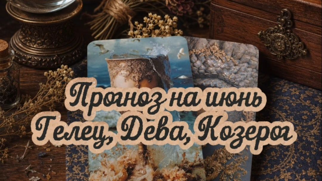 Прогноз на июнь. Телец, Дева, Козерог.