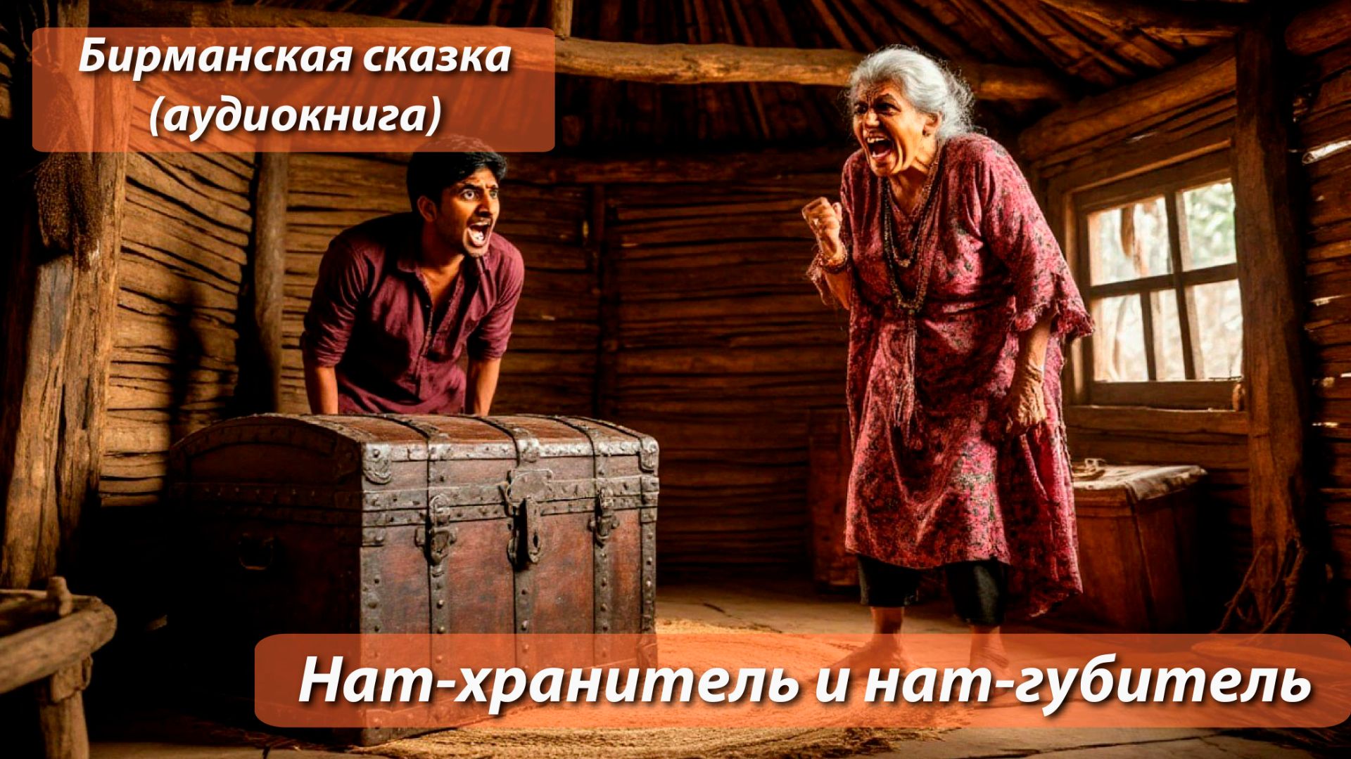 Нат-хранитель и Нат-губитель - Бирманская сказка - Аудиокнига