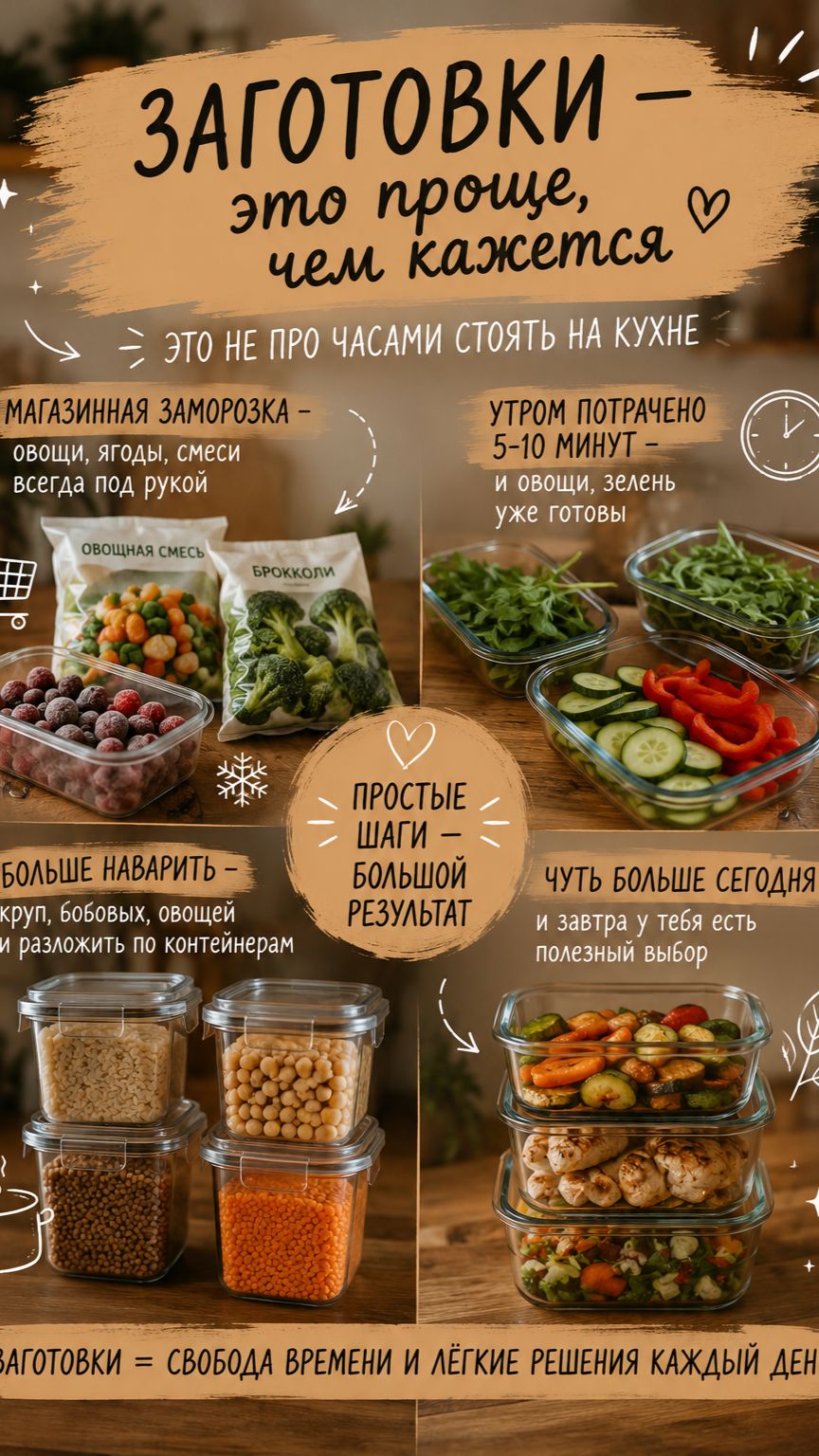 Заготовки — это проще, чем кажется #заготовки #планирование #нутрициолог