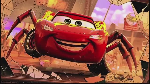 МУЛЬТИКИ ПРО МАШИНКИ Молния Маквин Паук танцует против Маквина Экскаватора 🚗💥