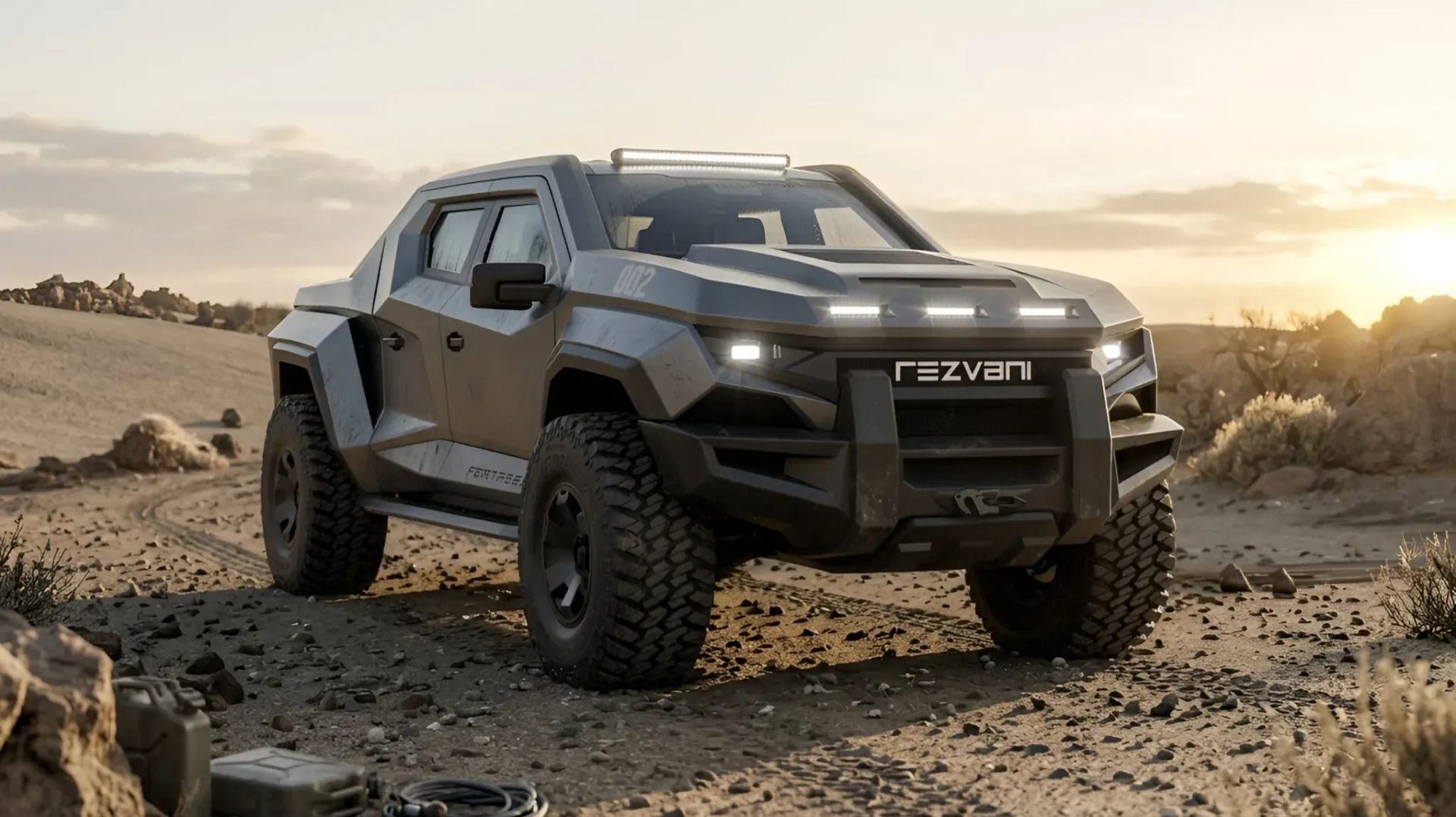 Бронированный пикап Rezvani. Компания ZALA.