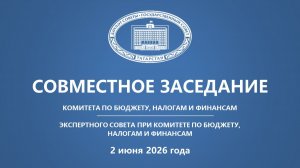 02.06.2026 Заседание Комитета ГС РТ по бюджету, налогам и финансам