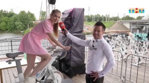 В Москве прошла вело-тренировка на реке: как это было?