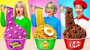 Кулинарный Челлендж# Я против Бабушки # Смешные Ситуации с Едой от Bubba DO Challenge