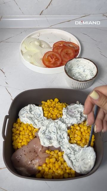 Куриные бедра с кукурузой🌽