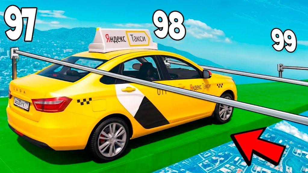 Как далеко проедет ЧИТ ТАЧКА в ГТА 5 Моды? Узко низко в GTA 5! Обзор мода в GTA 5 смотреть онлайн