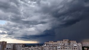 сильная Суперячейка 1июня!⛈️⚡ от МКС,в Ростове-на-Дону.