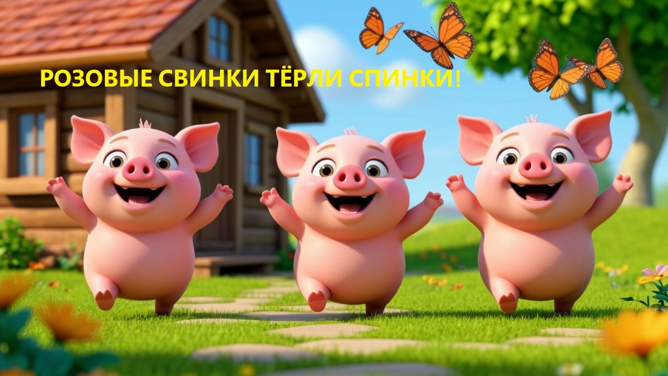🐷🎵  РОЗОВЫЕ СВИНКИ ТЁРЛИ СПИНКИ!