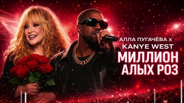 KANYE WEST X АЛЛА ПУГАЧЁВА — МИЛЛИОН АЛЫХ РОЗ 🔥 (Remix 2026)