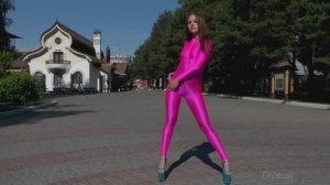 OLGA M (PINK CATSUIT)