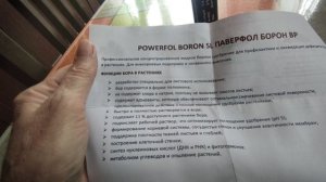 Листовая подкормка томатов и перцев бором.