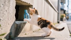 Стеклянный мраморный подарок от Папы Кота🎁