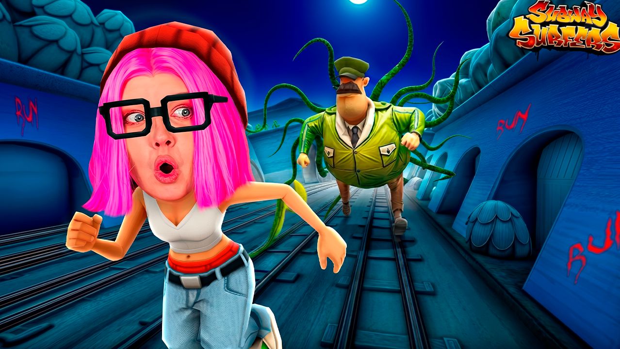 СБОЙ В SUBWAY SURFERS: игра превратилась в хоррор смотреть онлайн