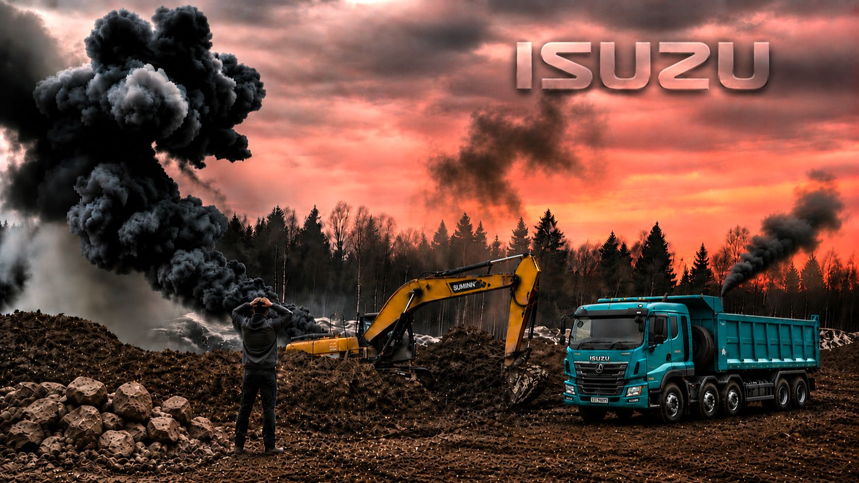 Двигатель пошёл в разнос! ISUZU 6HK1. Ремонт двигателя. Часть 1 смотреть онлайн