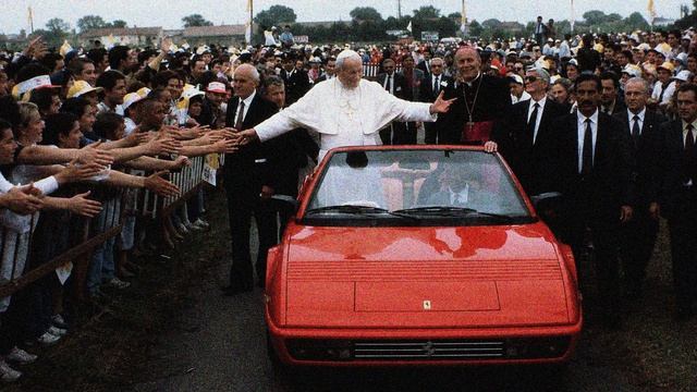 this mix tape was found in the Pope's Ferrari