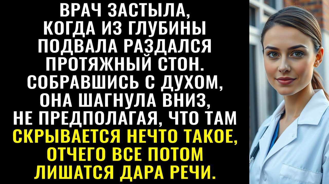 Истории из жизни| Врач окаменела от страха услышав стон из подвала |Аудио рассказы|Жизненные истории