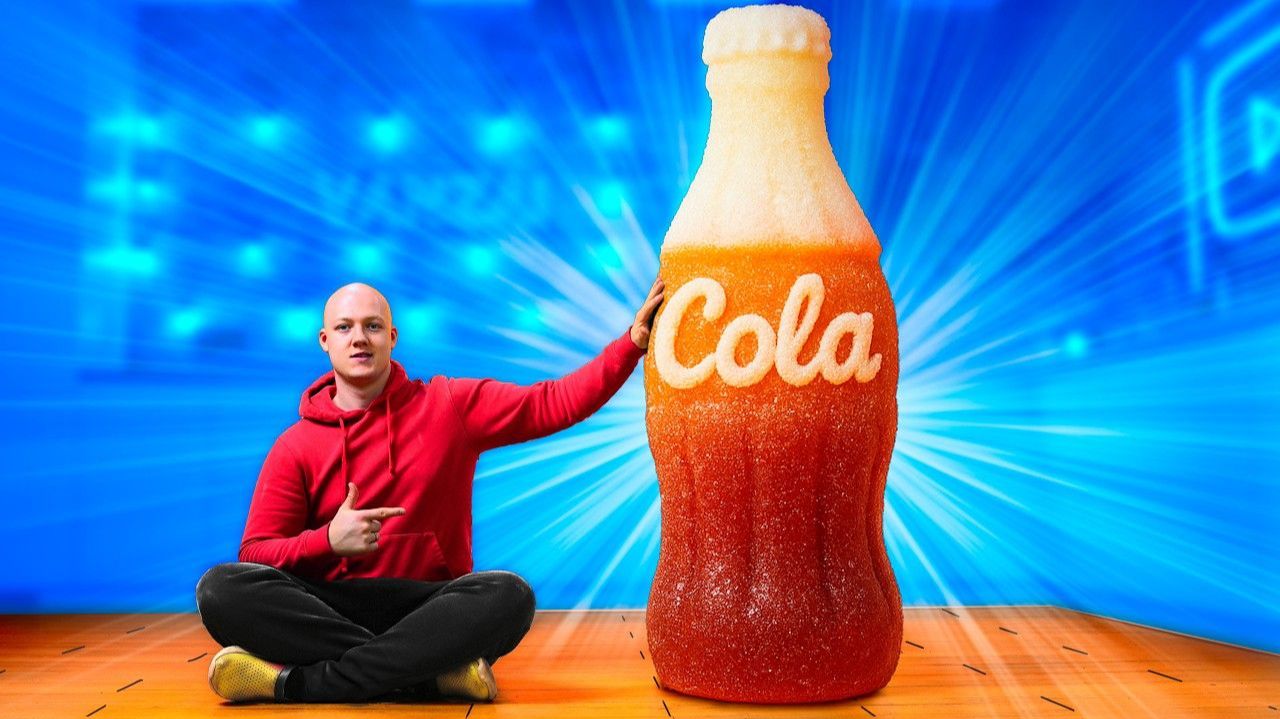 Я СДЕЛАЛ ГИГАНТСКУЮ МАРМЕЛАДНУЮ Coca-Cola ВЕСОМ 270 КГ