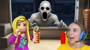 ГОТОВИМ ШАУРМУ В КИОСКЕ С АЛЁНОЙ в ROBLOX!