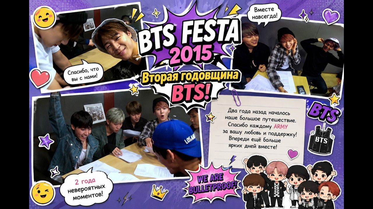 BTS FESTA 2015 Вторая годовщина BTS! смотреть онлайн