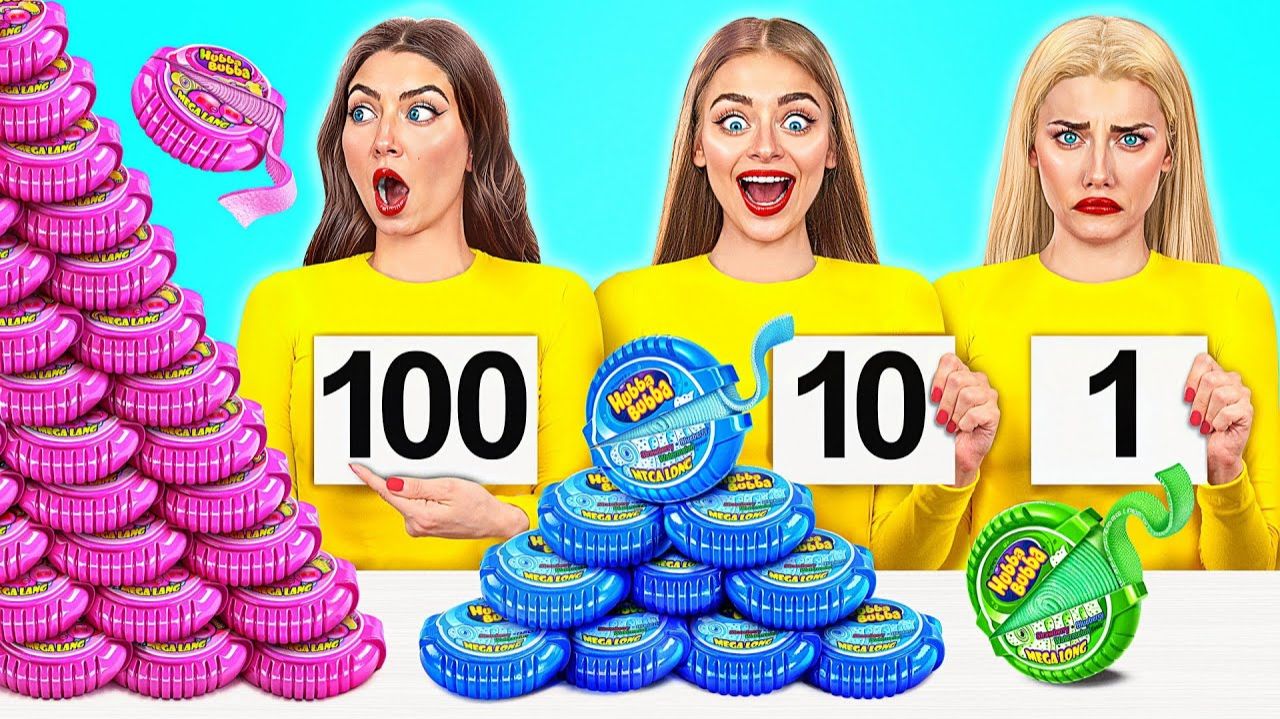 100 Слоев Еды Челлендж  Эпичная Битва с Едой