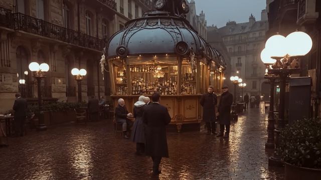 The Rainy Brass City： A Steampunk Tram Voyage ｜ AI 4K — Retrofutura) смотреть онлайн