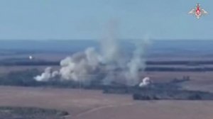Боевая работа расчетов РСЗО «Ураган»