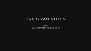 Показ мужской коллекции Dries Van Noten осень-зима 2019-2020 (без звука)