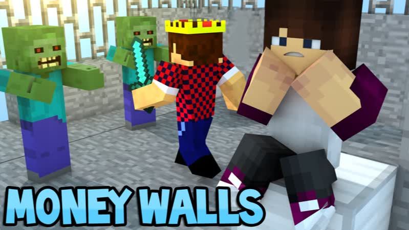 ДРАКА НА БАШНЕ - Minecraft Money Walls (Mini-Game)