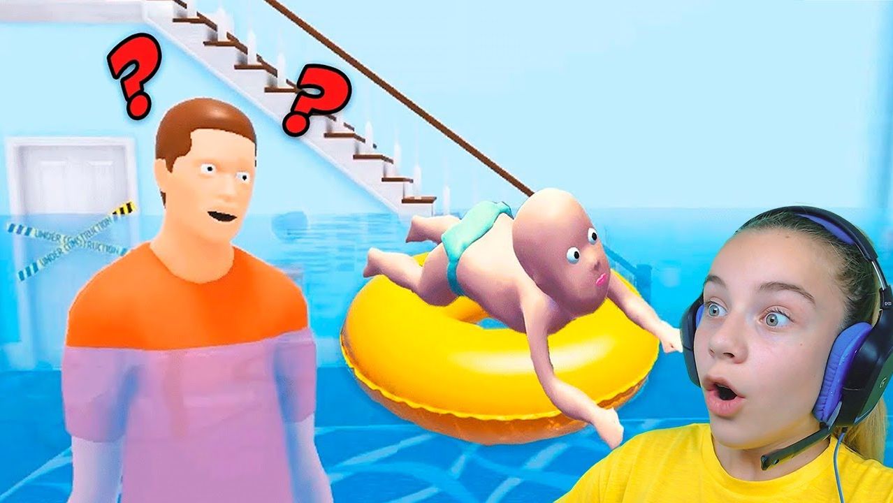 РЕБЕНОК в жёлтом ЗАТОПИЛ ДОМ! Who's Your Daddy?! смотреть онлайн