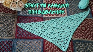 СТАРТУЮ КАЖДЫЙ ПОНЕДЕЛЬНИК|ЛЕТНЯЯ КОСЫНКА АЖУРНАЯ КРЮЧКОМ