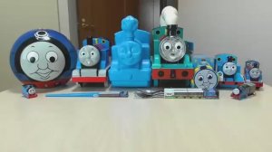 Для детей.  Паровозик Томас и его друзья! Играем паровозиками.