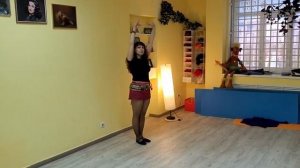 Танец с платком. часть 7. Юлия Маколкина. Студия «Аэлита-арт»
