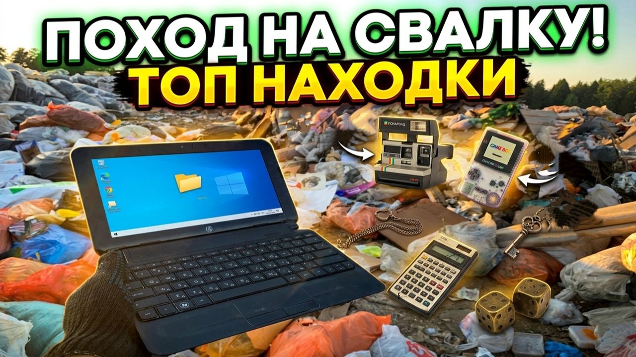 Поход на Свалку - Нашёл много Удивительных находок и ЗАРАБОТАЛ смотреть онлайн