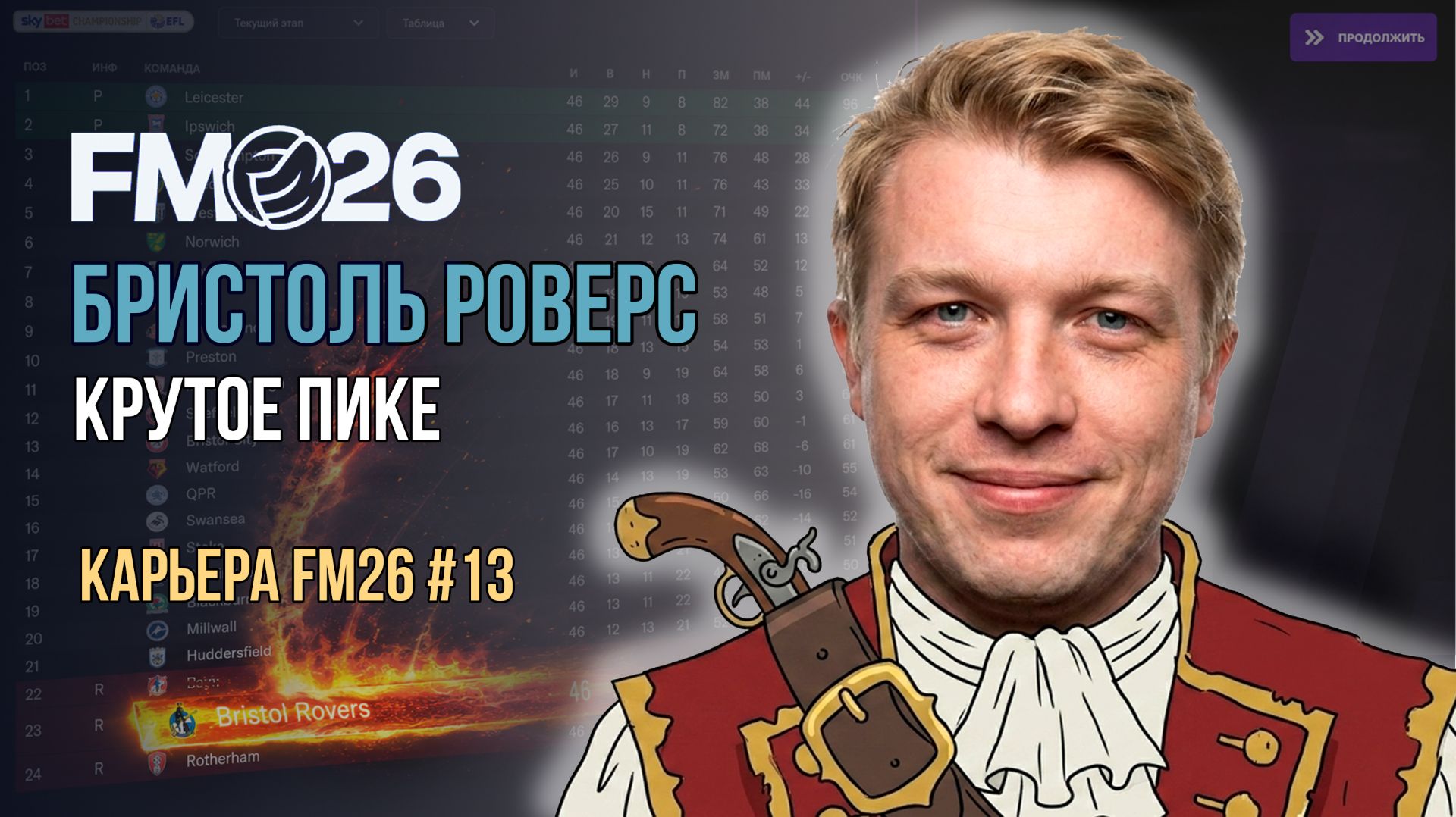 КРУТОЕ ПИКЕ 📉 | КАРЬЕРА ЗА БРИСТОЛЬ РОВЕРС В FM26 #13