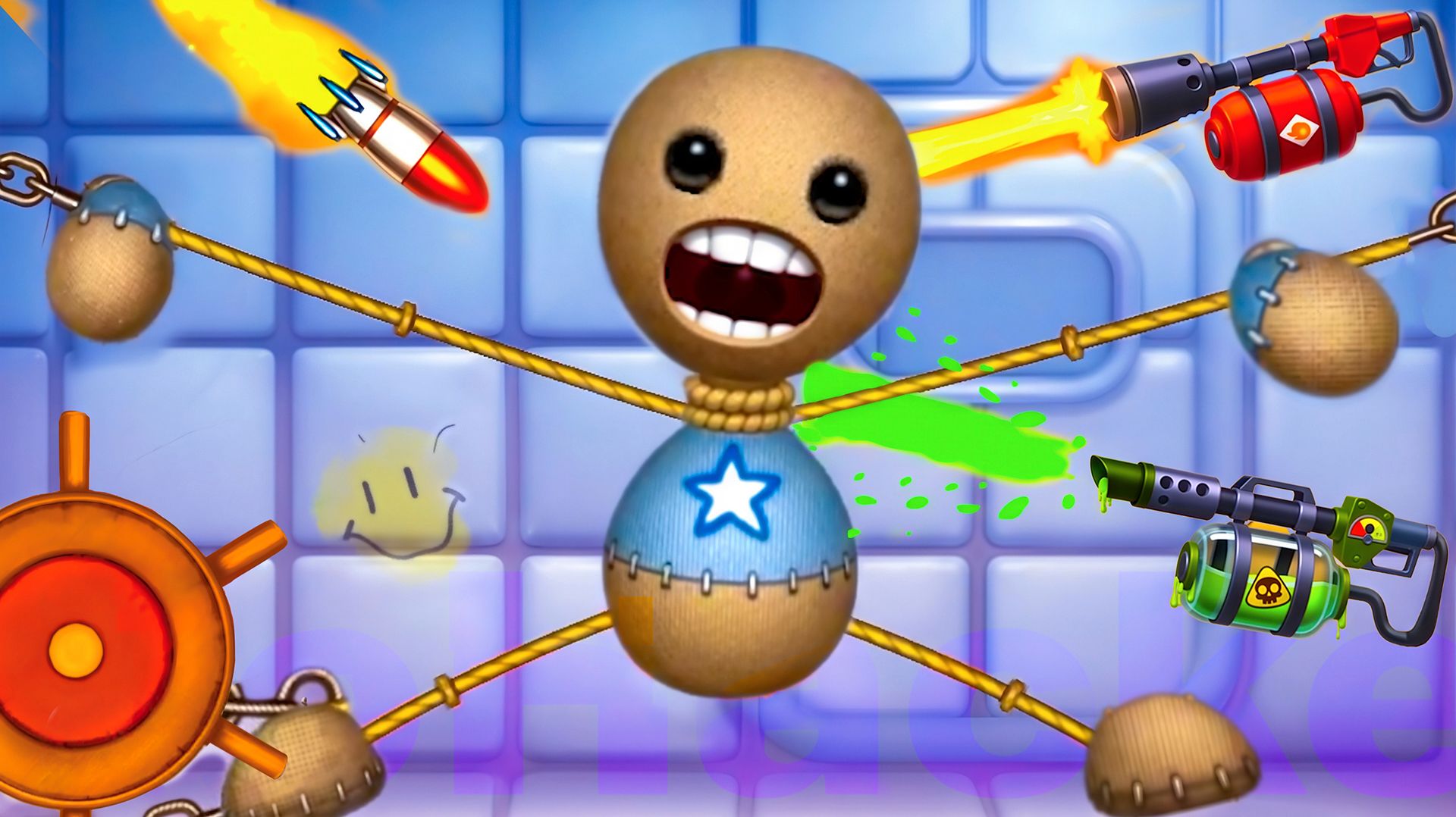 Кик зе Бади - Всё оружие 100% Kick the Buddy смотреть онлайн