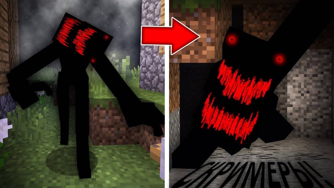 Я НЕ МОГУ ДЫШАТЬ МОНСТР С САМЫМ ГРОМКИМ СКРИМЕРОМ В МАЙНКРАФТ!MINECRAFT CANTBREATHE HORROR MOD смотреть онлайн